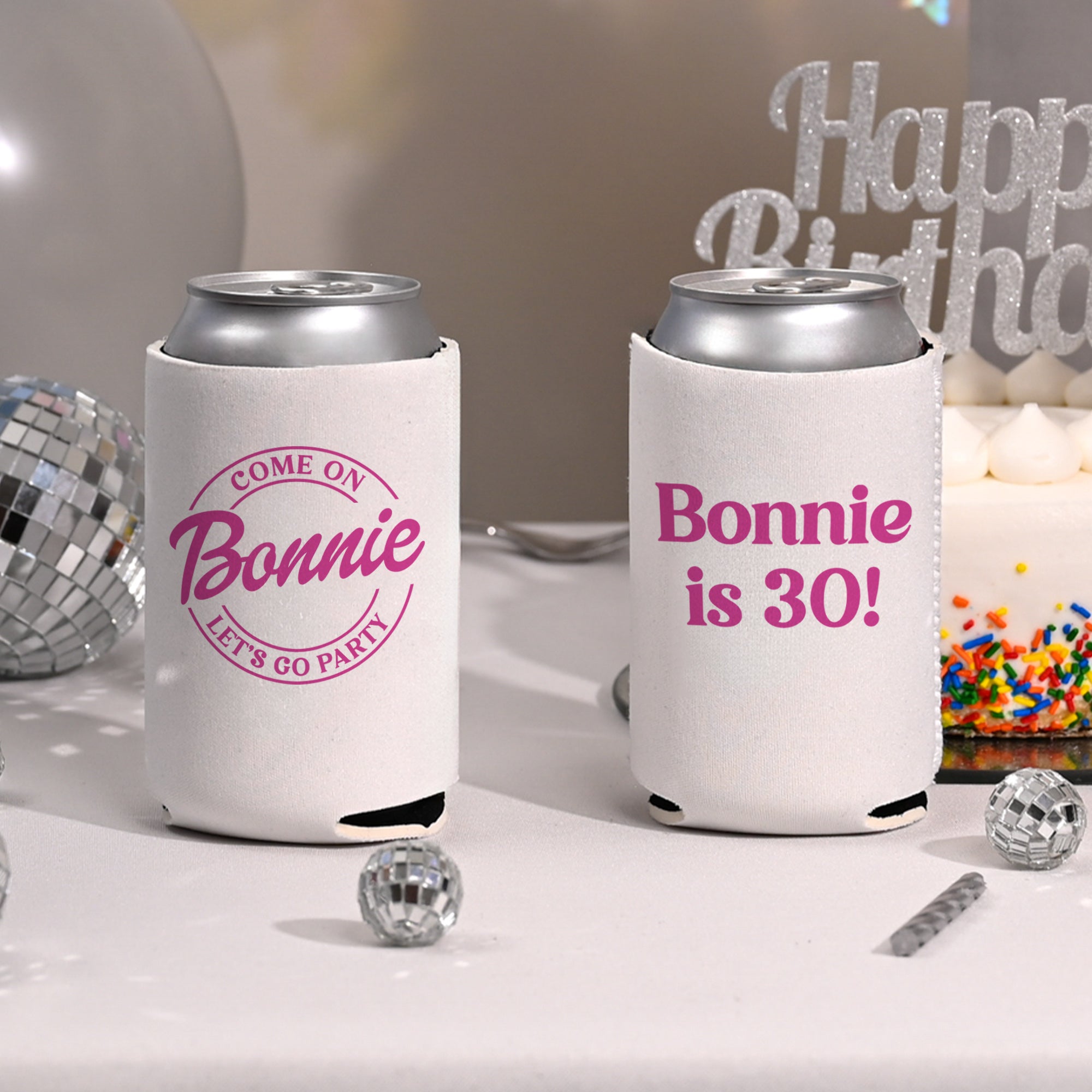 Birthday Let's Go Party - Can Coolers