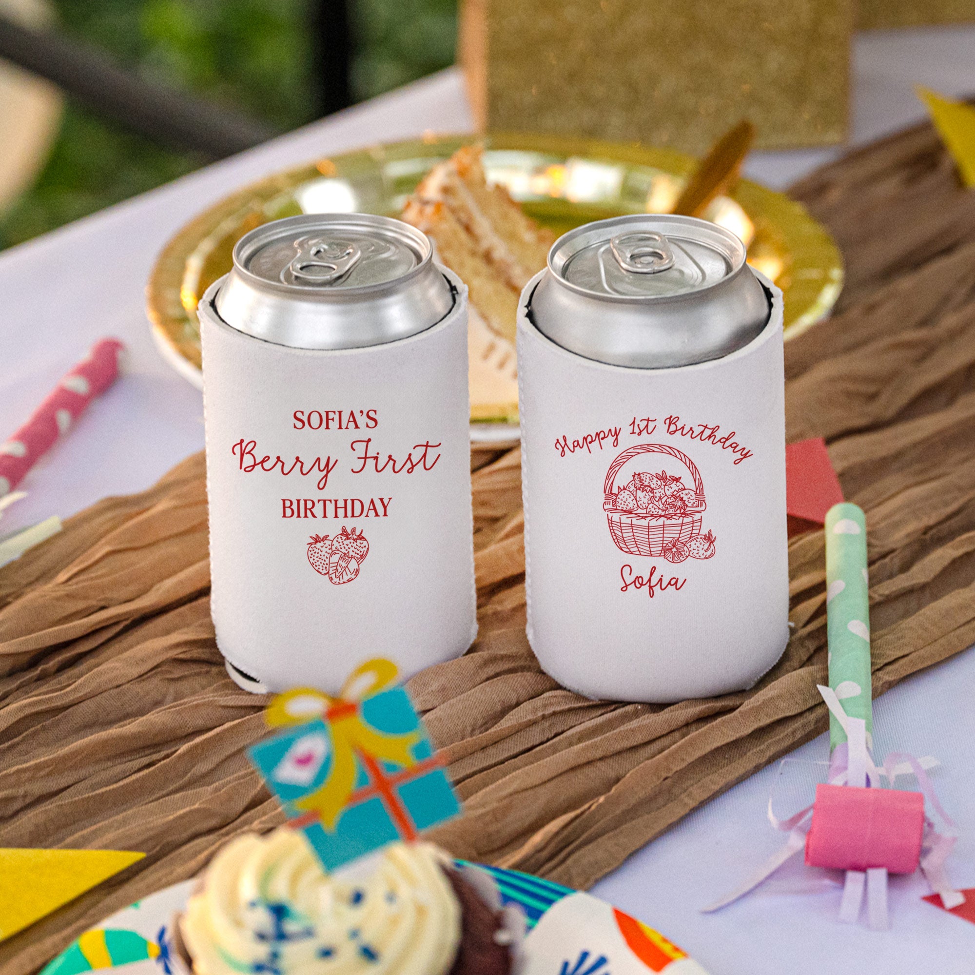 Birthday Berry First - Can Coolers