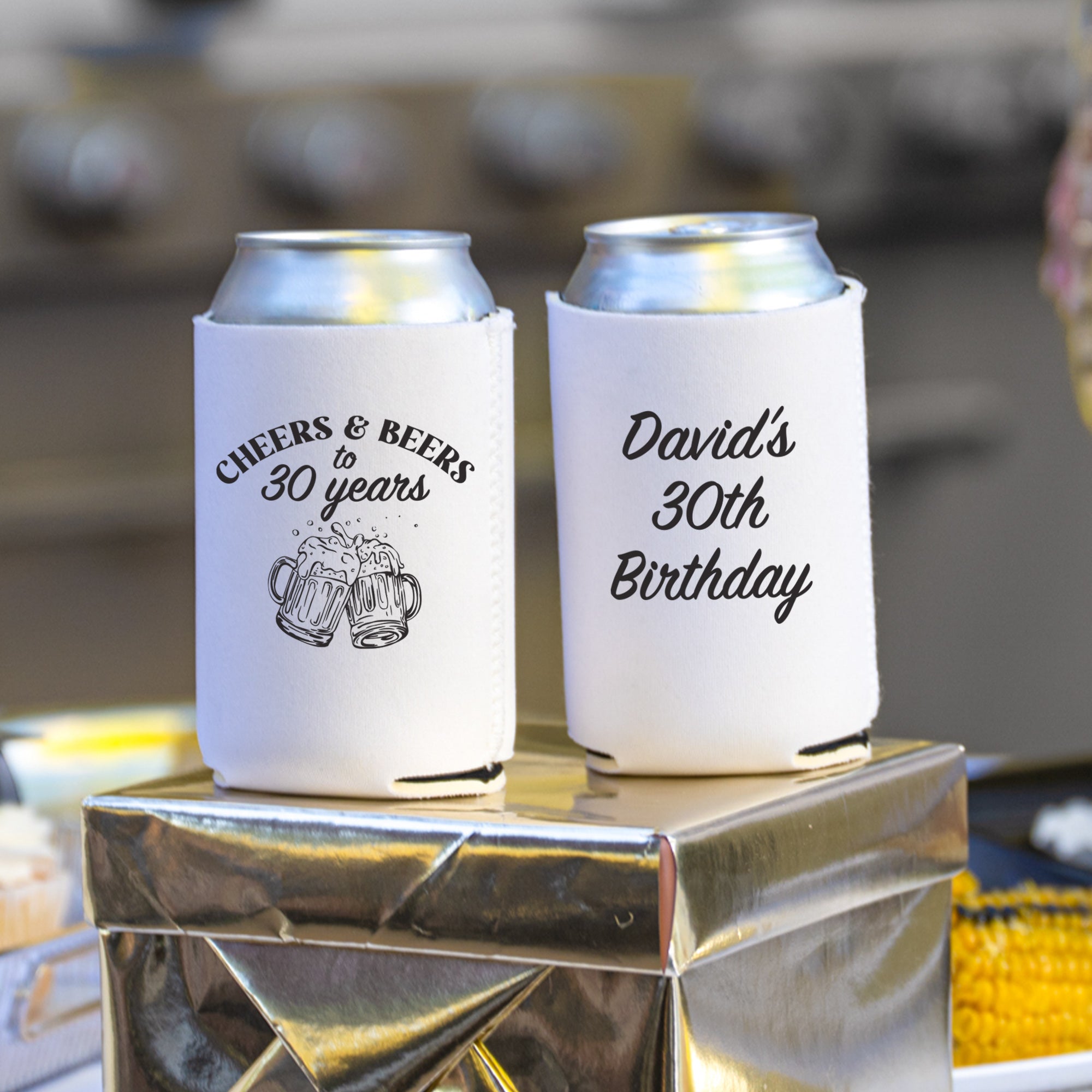 Birthday Cheers & Beers - Can Coolers