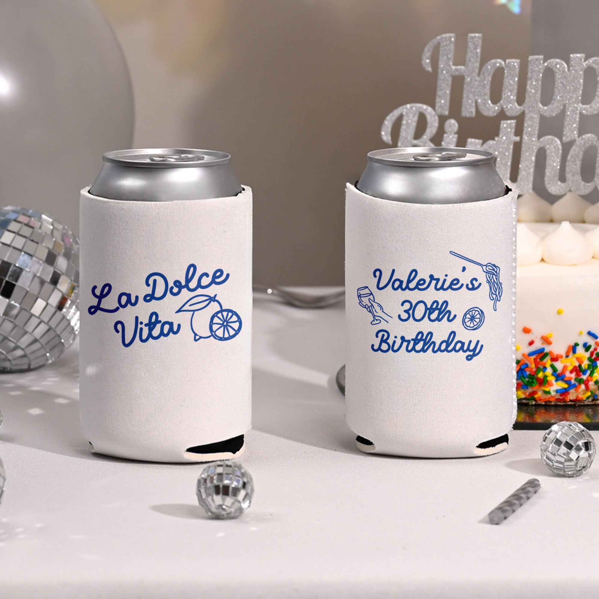 Birthday Dolce Vita - Can Coolers