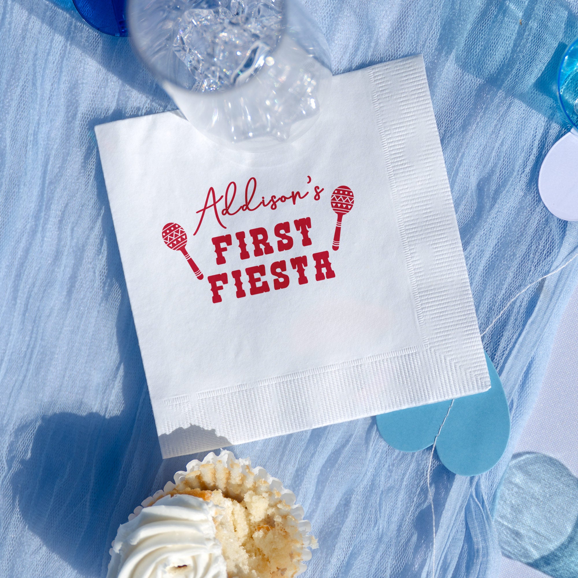 Birthday First Fiesta - Napkins