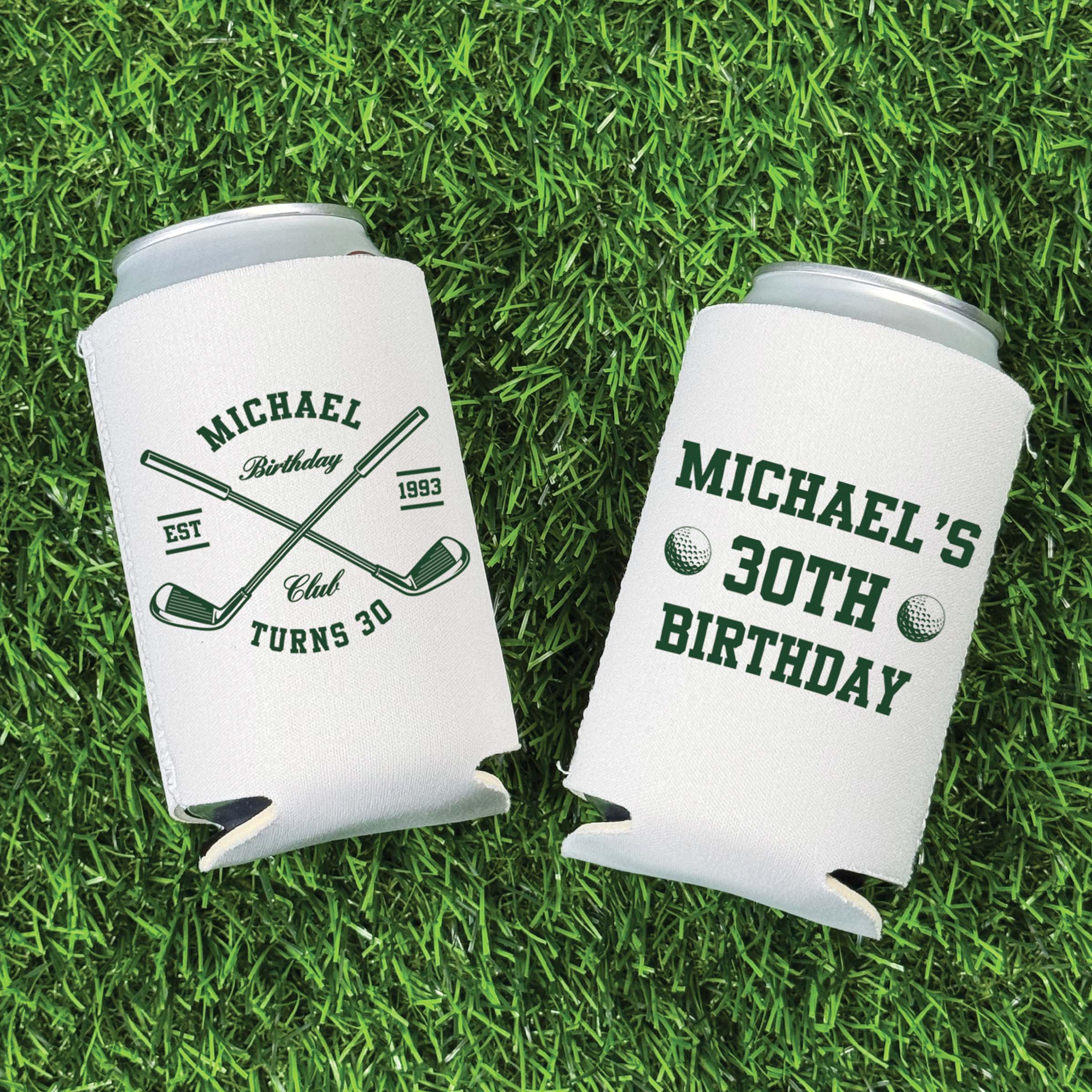Birthday Golf - Can Coolers