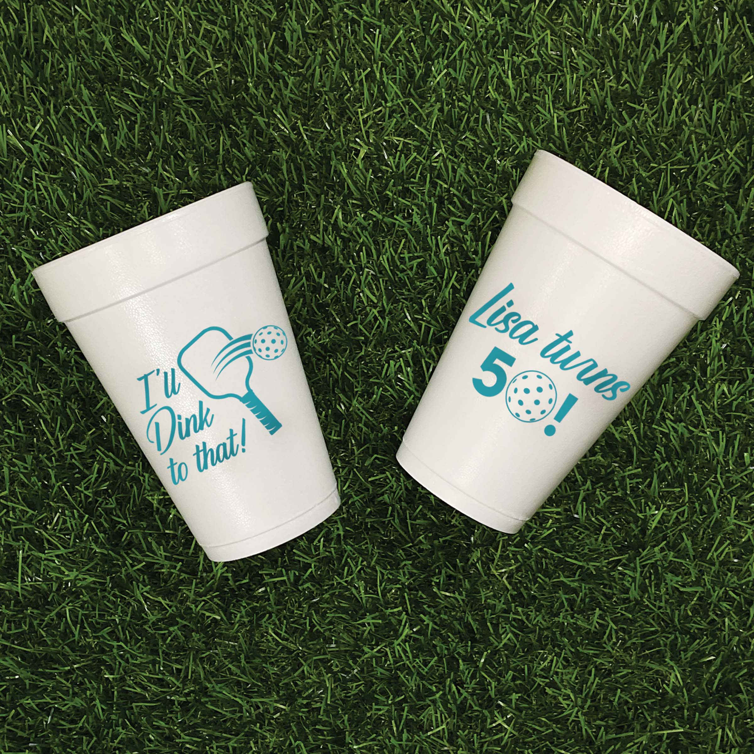 Birthday Pickleball - Foam Cups