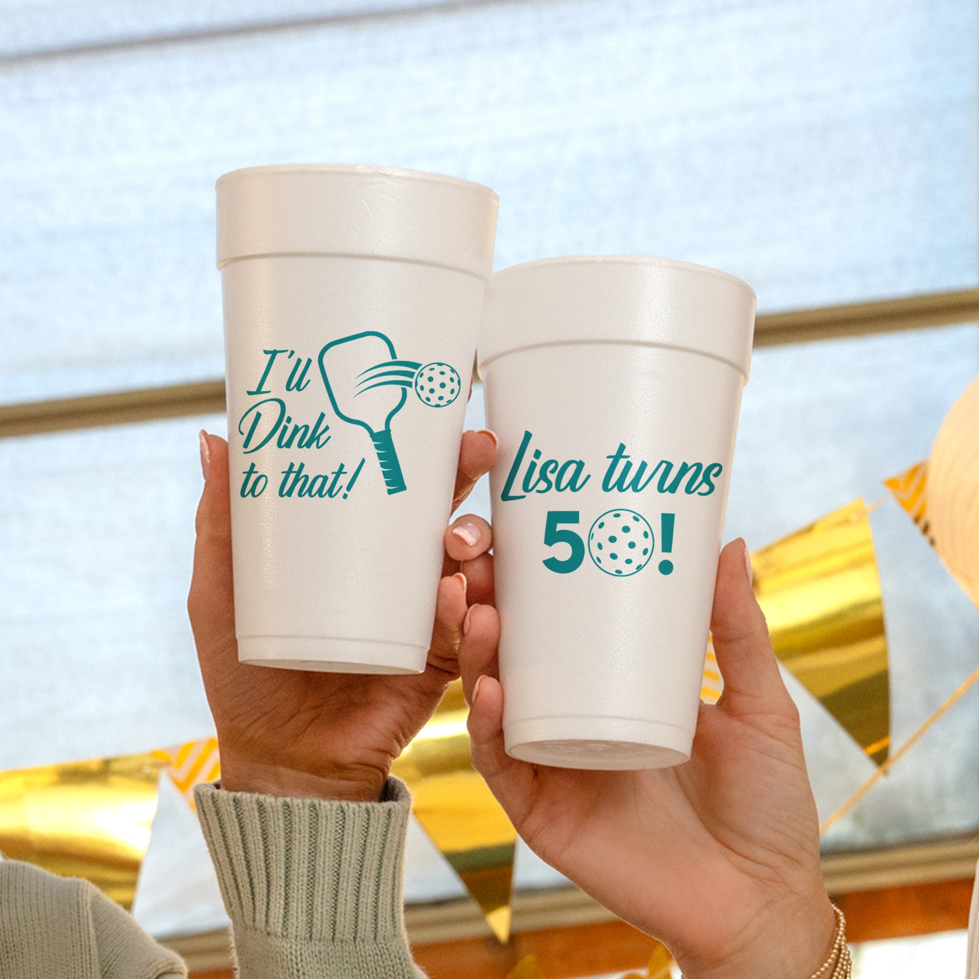 Birthday Pickleball Dink To That - Foam Cups
