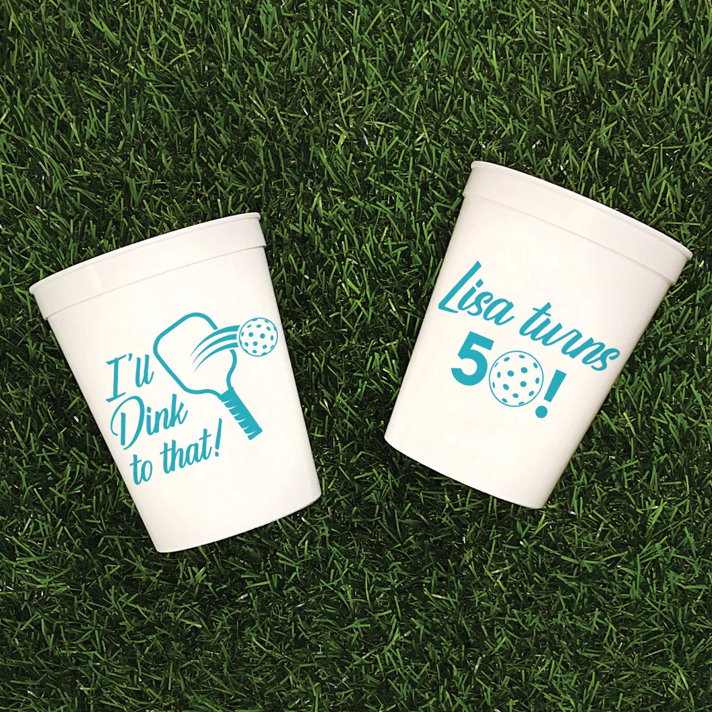 Birthday Pickleball - Stadium Cups
