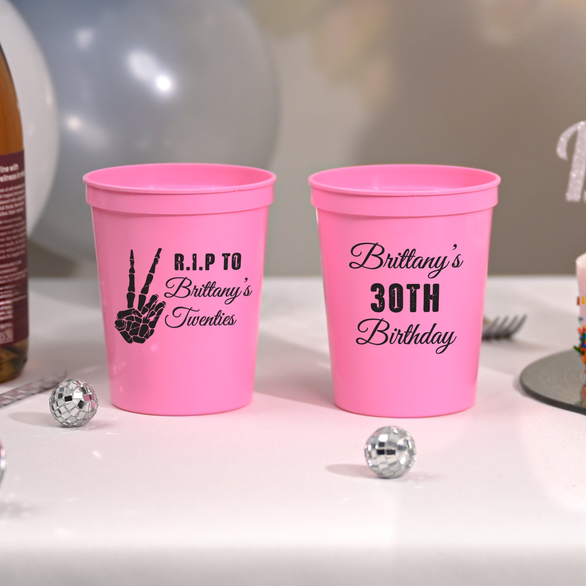 Birthday RIP 30s - Stadium Cups
