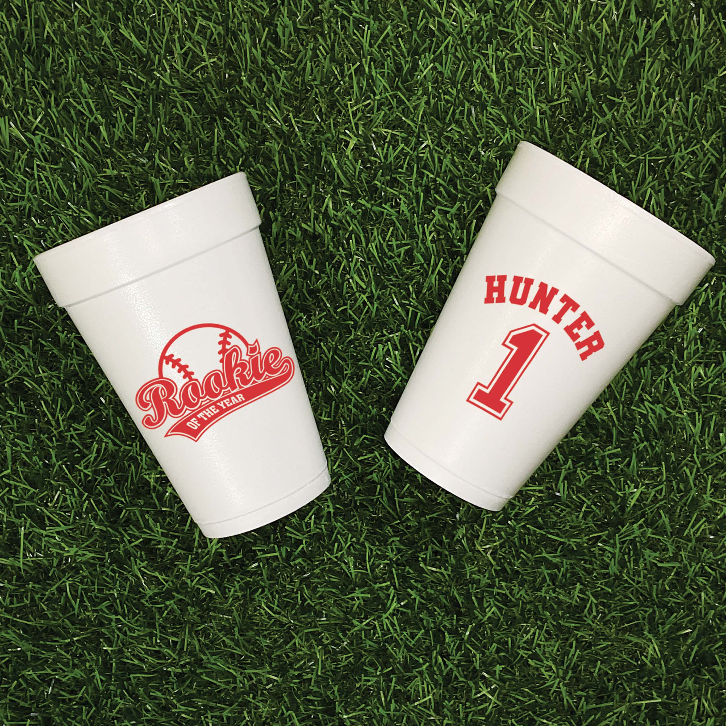 Birthday Rookie Of The Year - Foam Cups