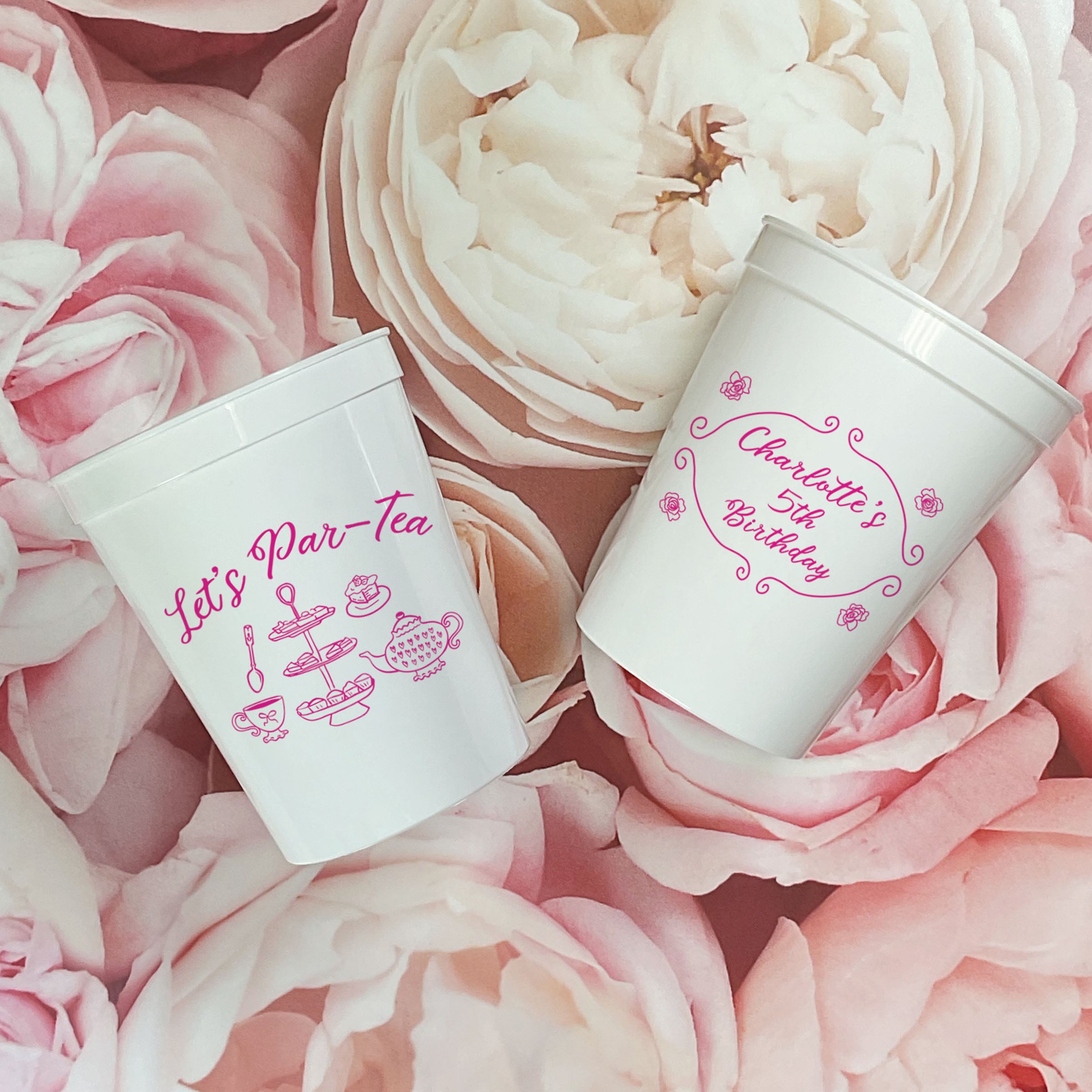 Birthday Tea Party - Stadium Cups