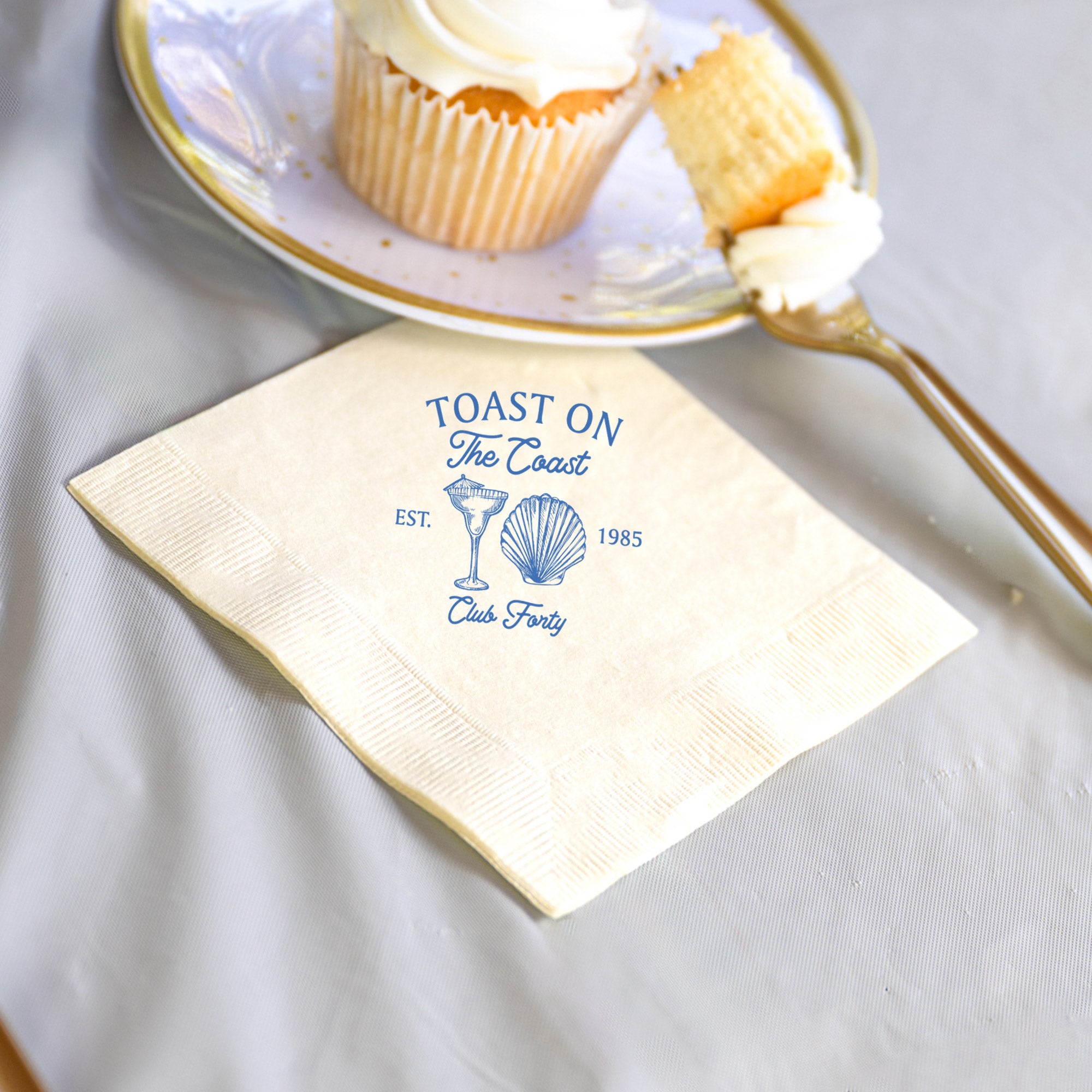 Birthday Toast on The Coast - Napkins