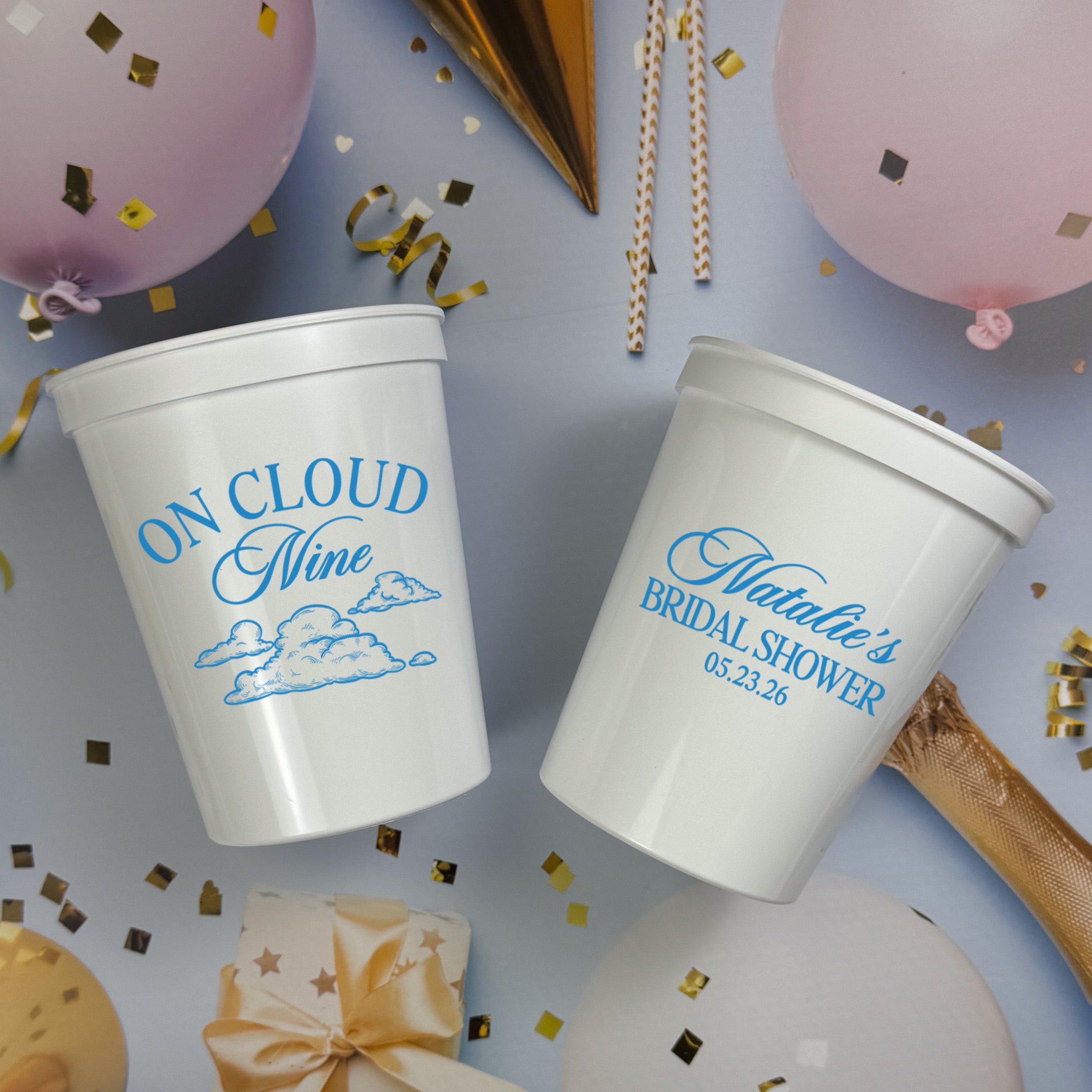 Bridal Shower On Cloud Nine - Stadium Cups