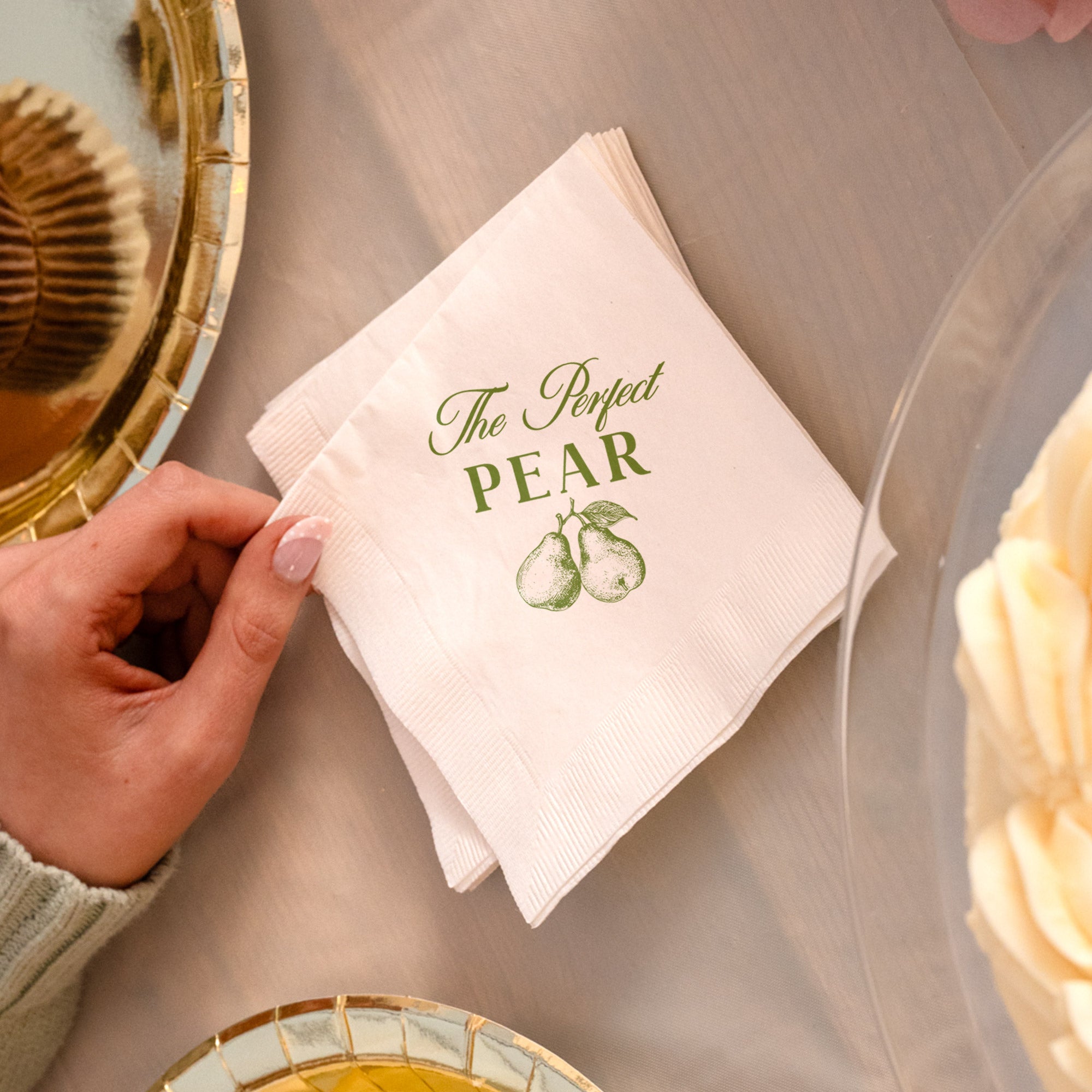 Bridal Shower Perfect Pear - Napkins