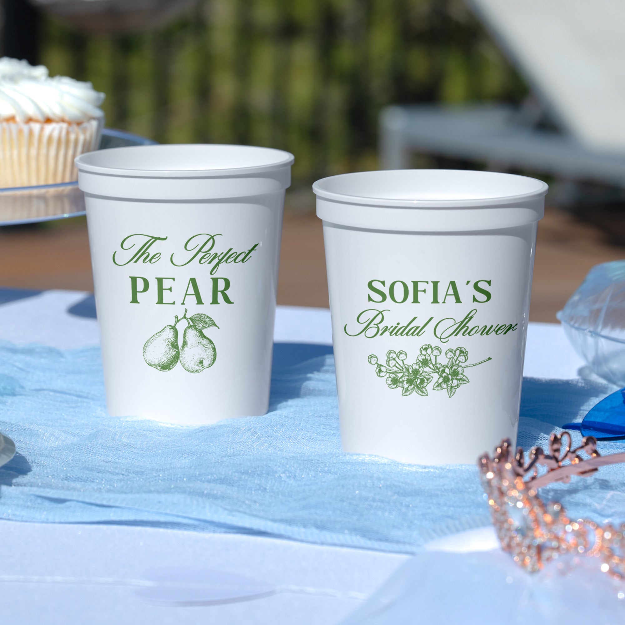 Bridal Shower Perfect Pear - Stadium Cups