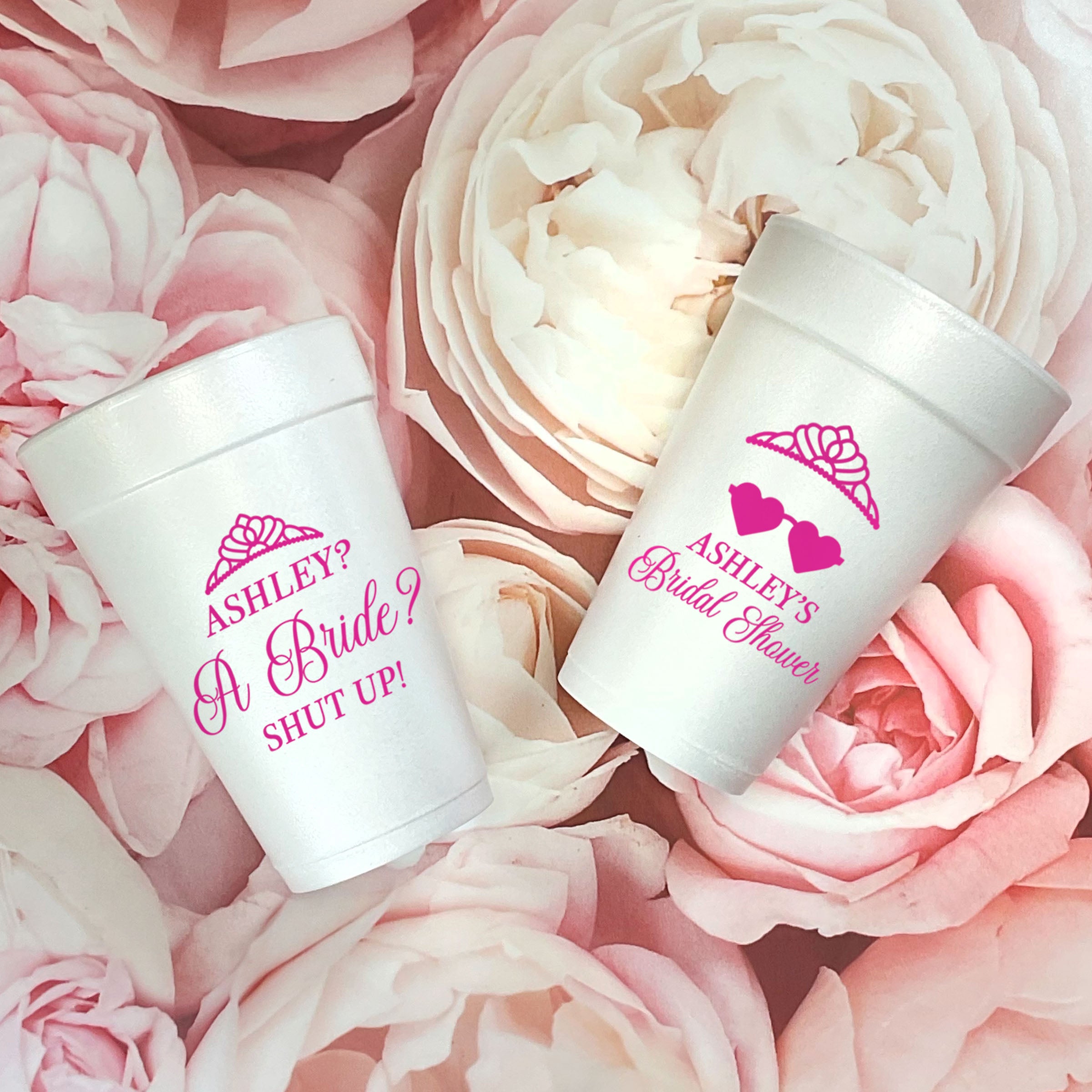 Bridal Shower Princess - Foam Cups