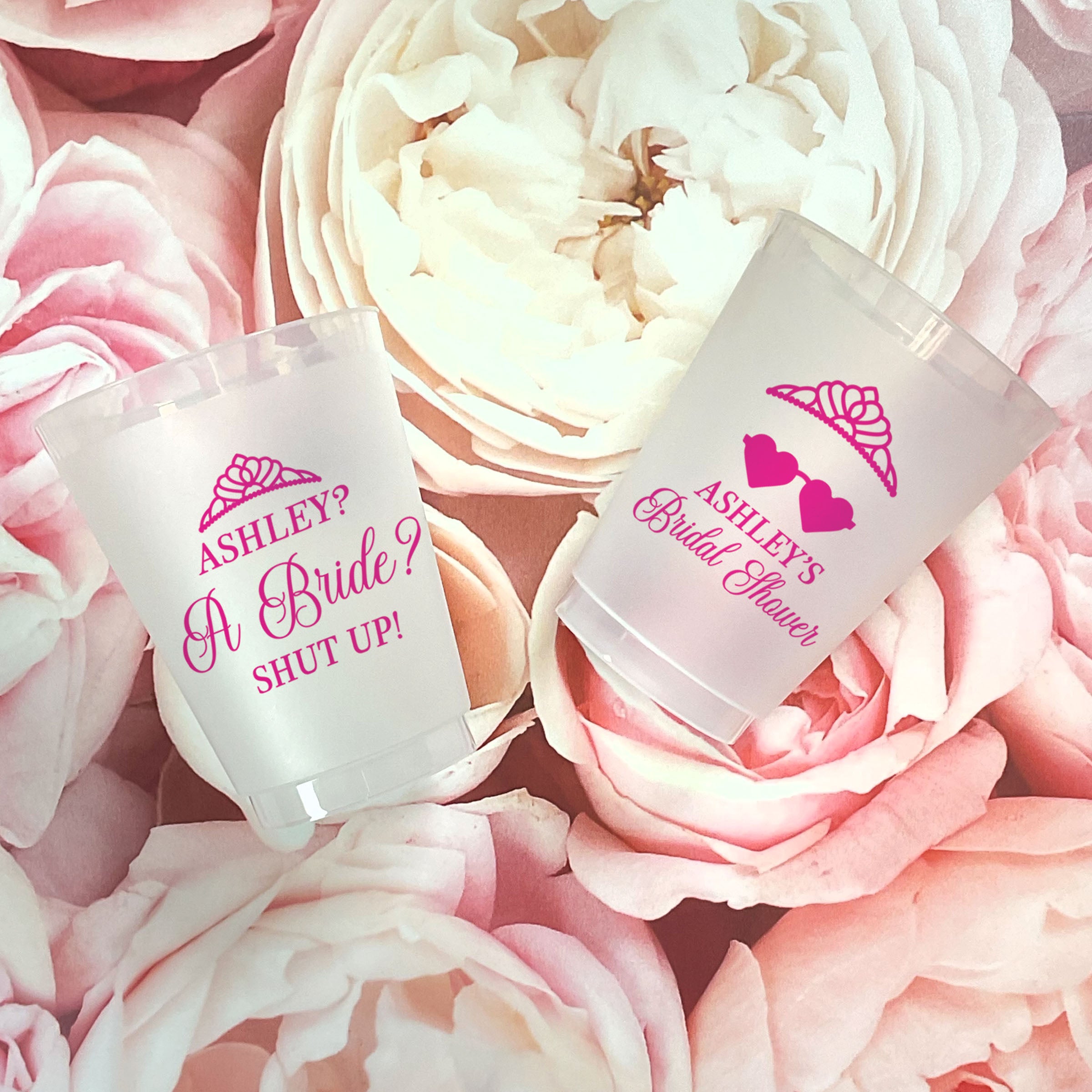 Bridal Shower Princess - Frosted Cups