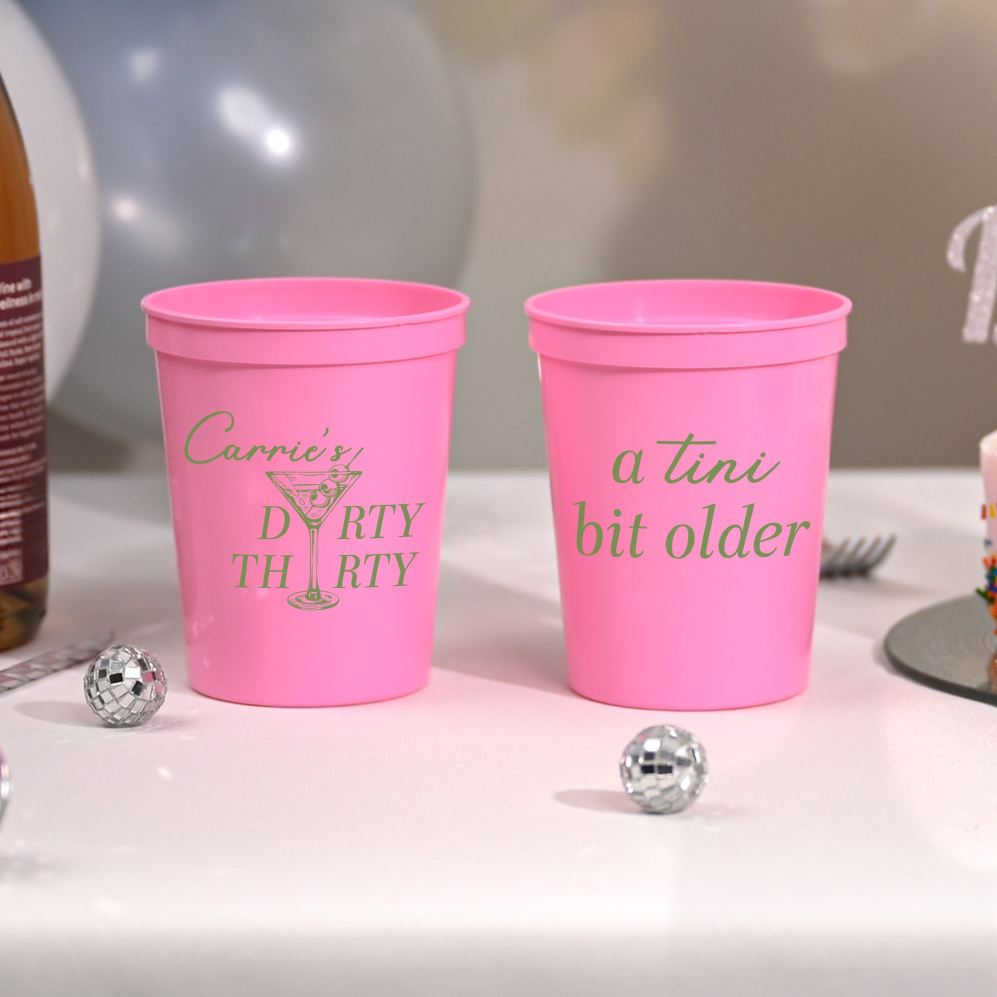 Birthday Dirty Thirty - Stadium Cups