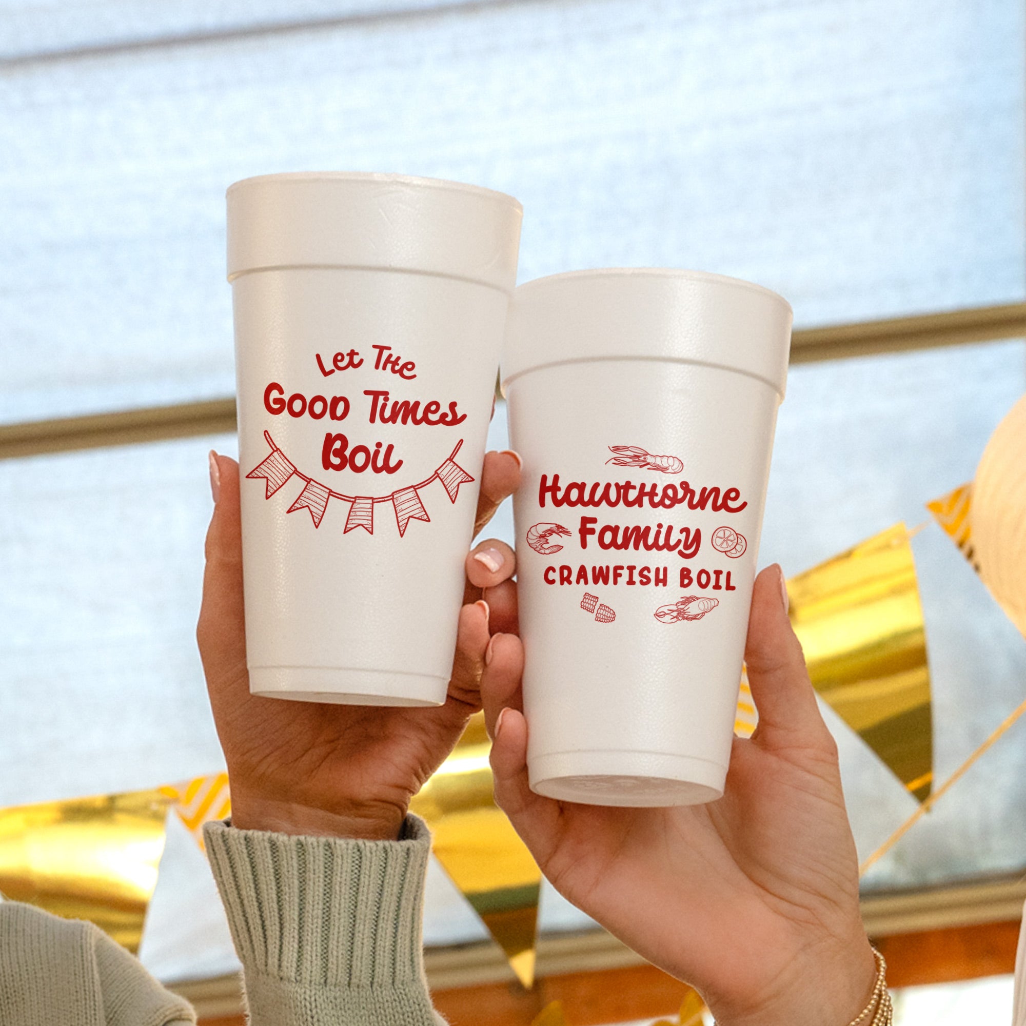 Family Let The Good Times Boil - Foam Cups