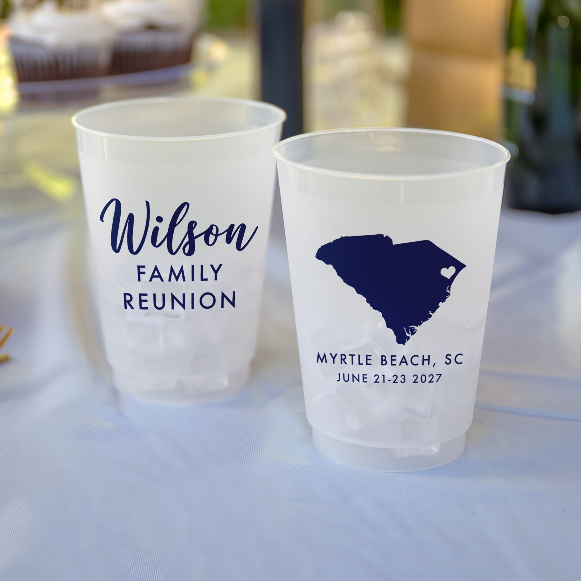 Family Reunion - Frosted Cups