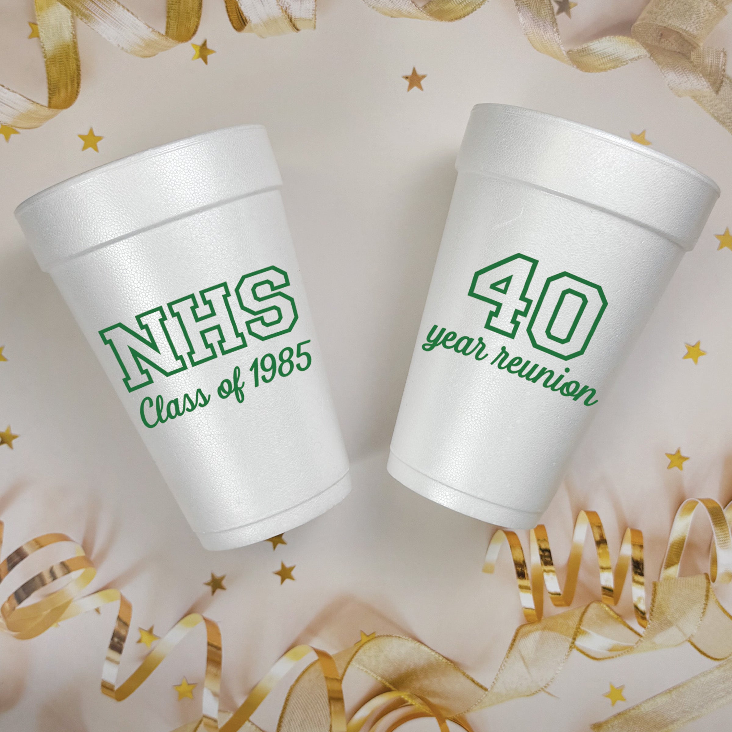 High School Reunion - Foam Cups