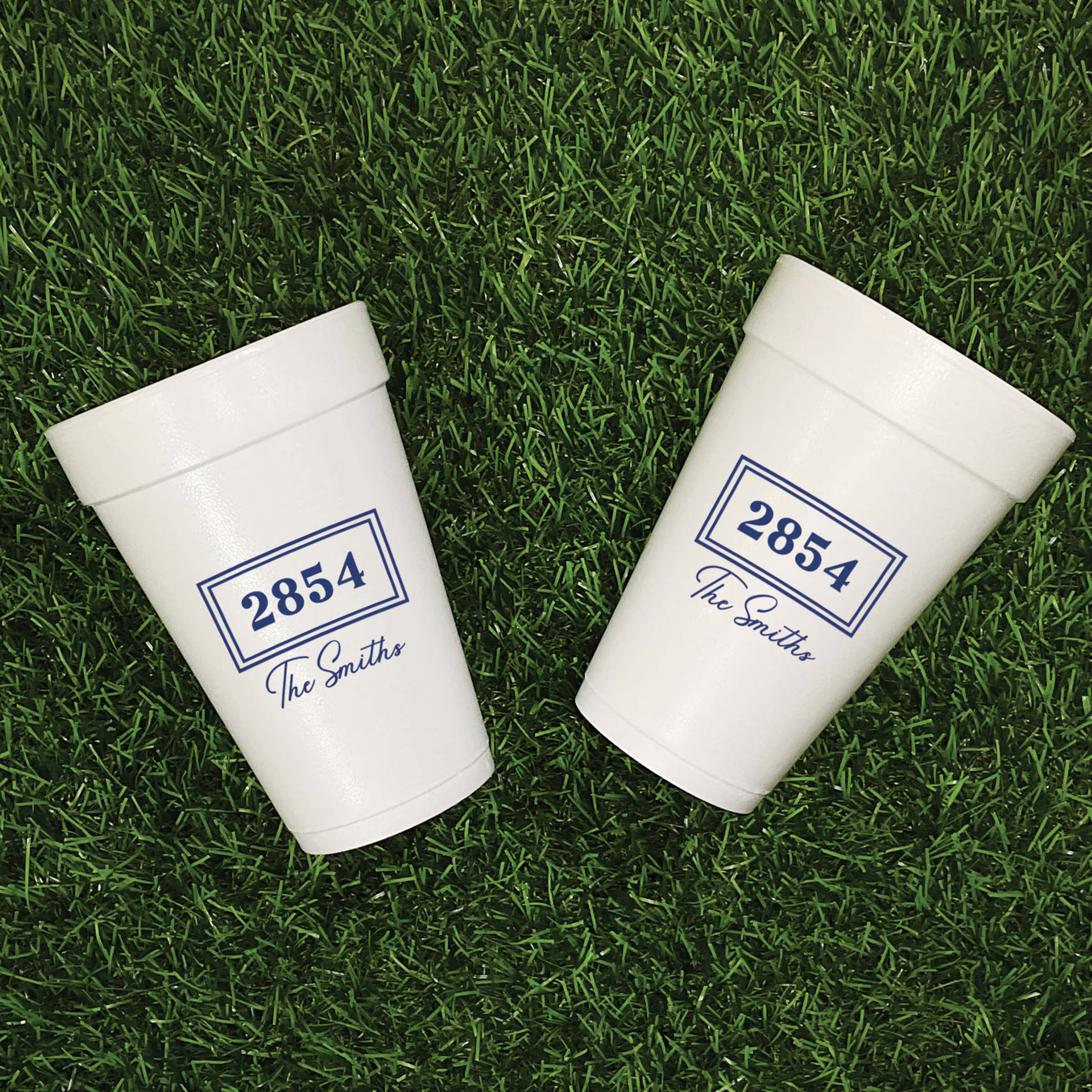 Home Number - Foam Cups