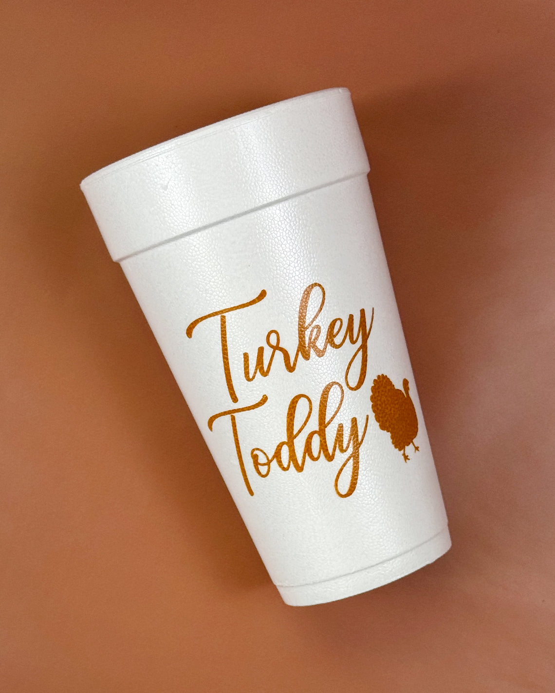 Thanksgiving 20oz Styrofoam Set of 10 - Turkey Toddy