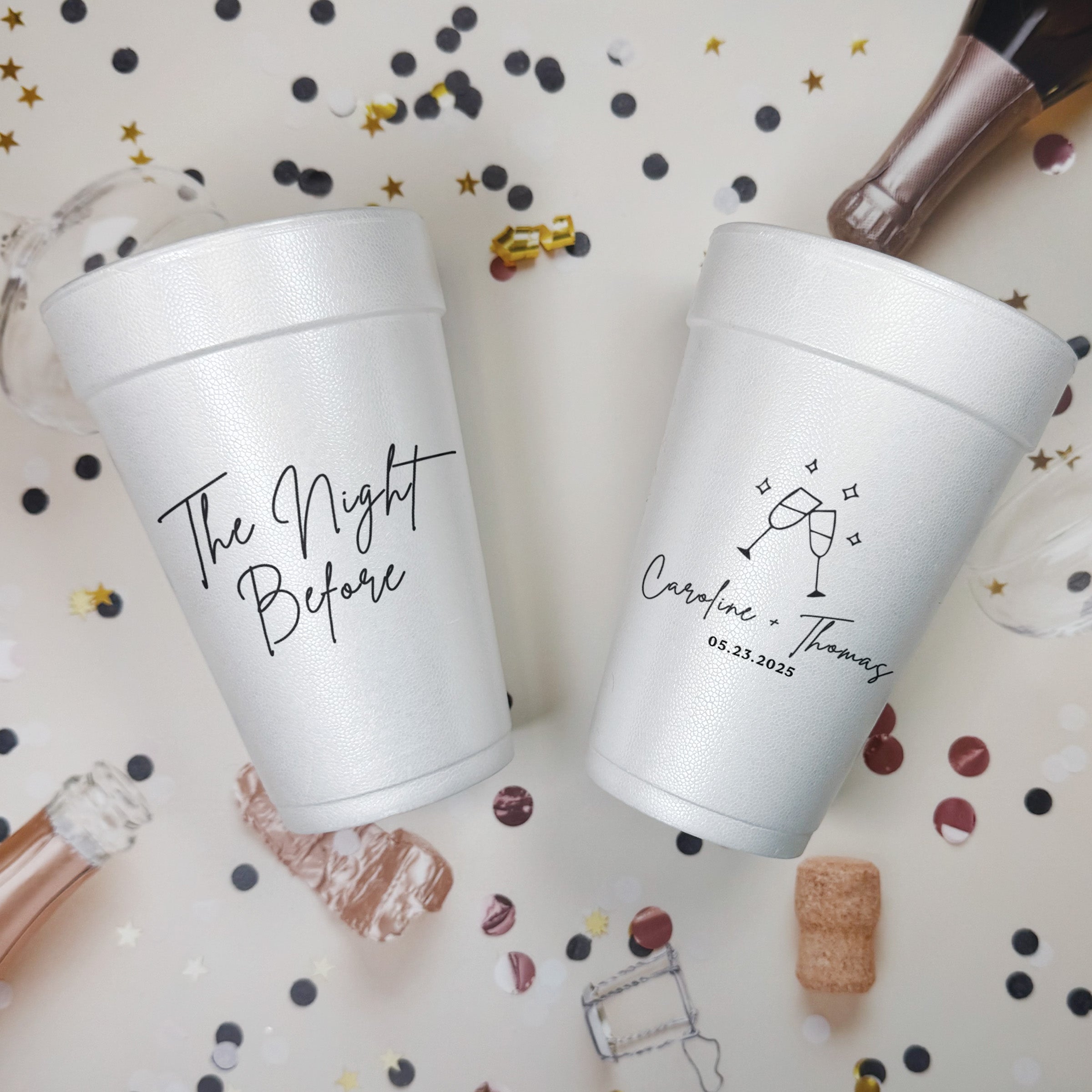 The Night Before - Foam Cups