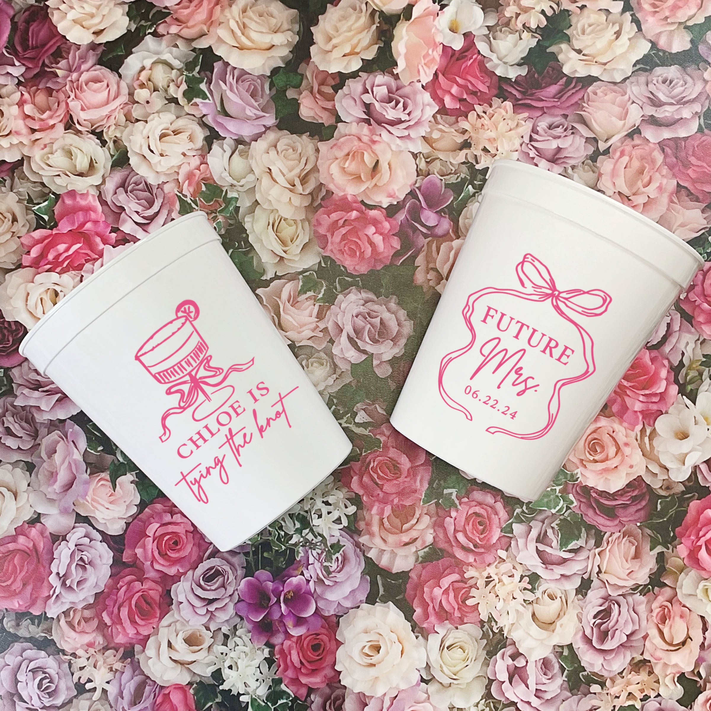 Bridal Shower Tying The Knot - Stadium Cups