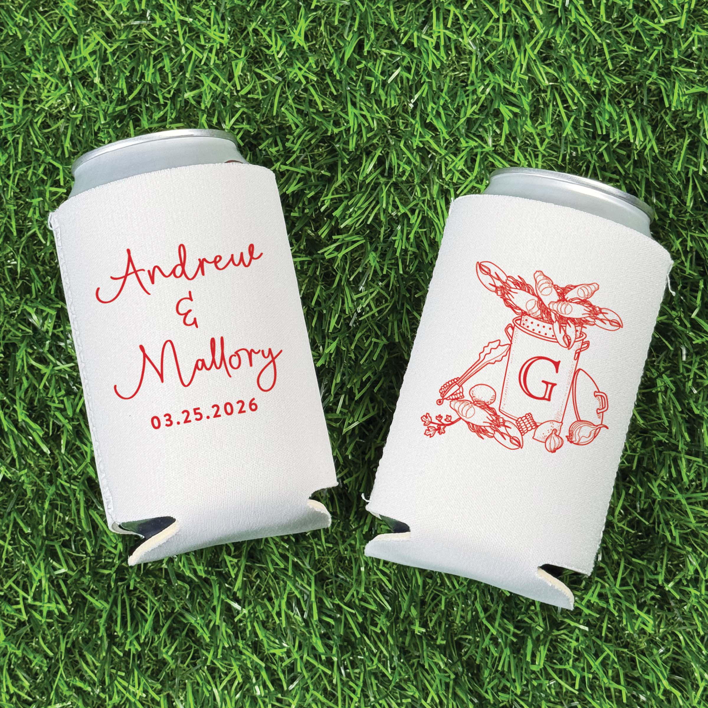 Wedding Crawfish Boil  - Can Coolers