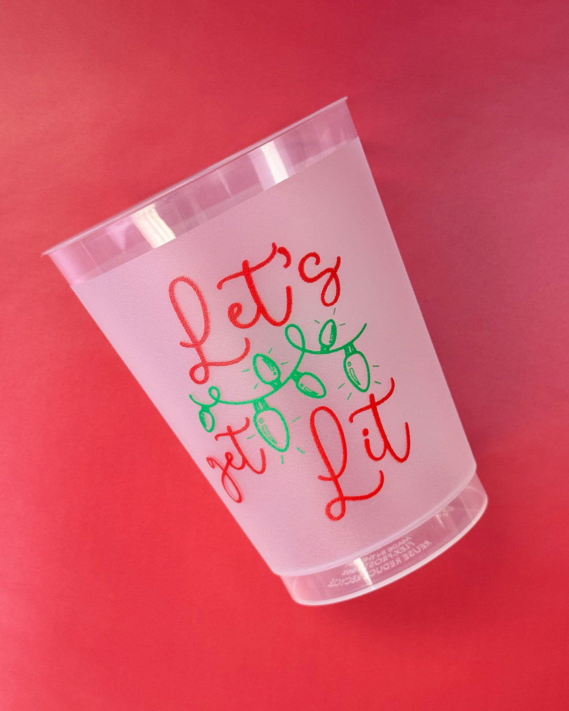 Christmas 16oz Frost Set of 10 - Let's Get Lit