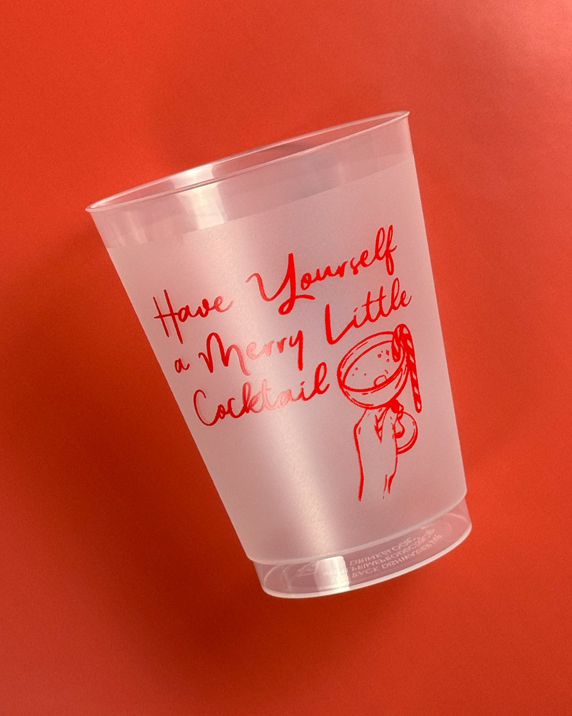 Christmas 16oz Frost Set of 10 - Have Yourself A Merry Little Cocktail