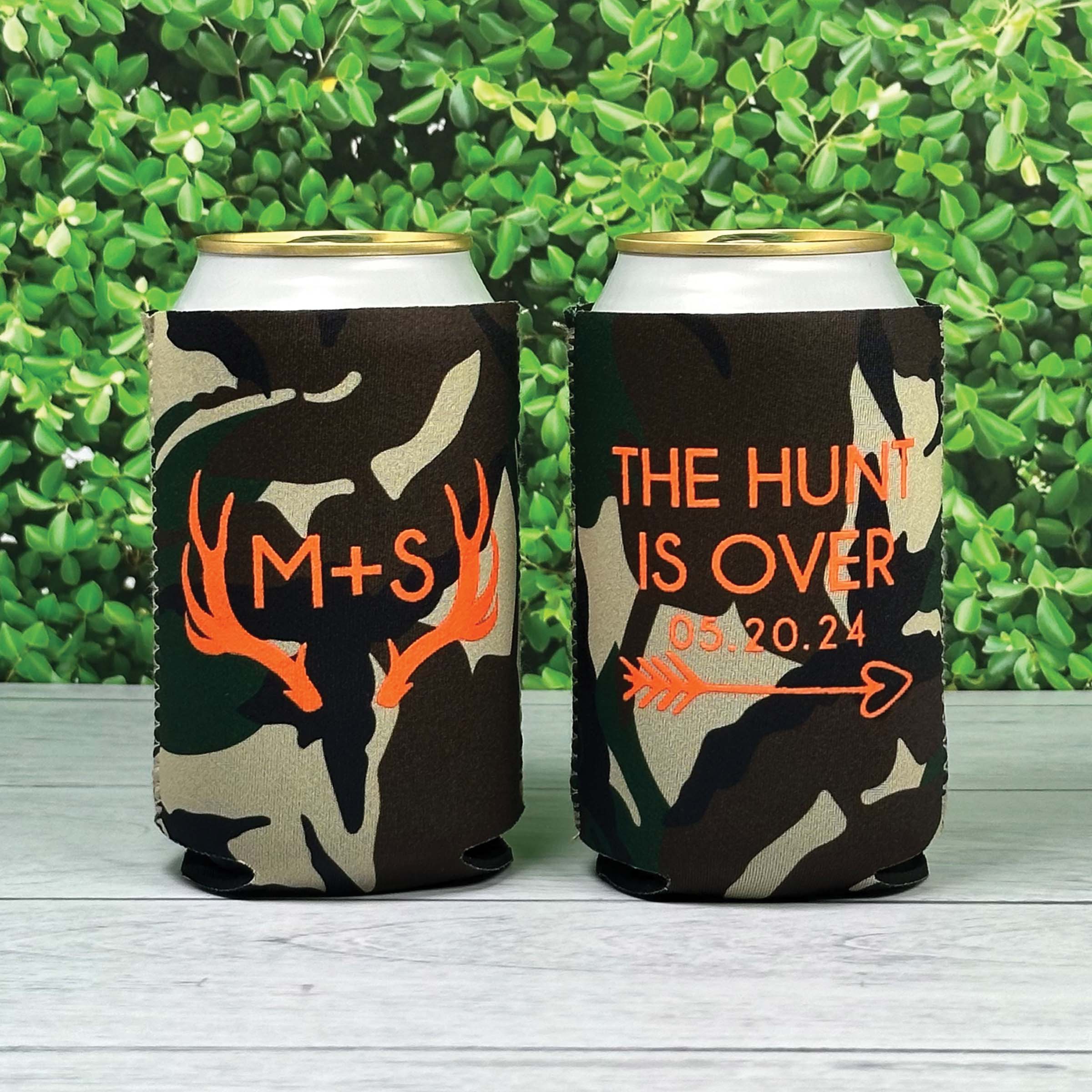 Personalized Wedding Can Coolers - W-12