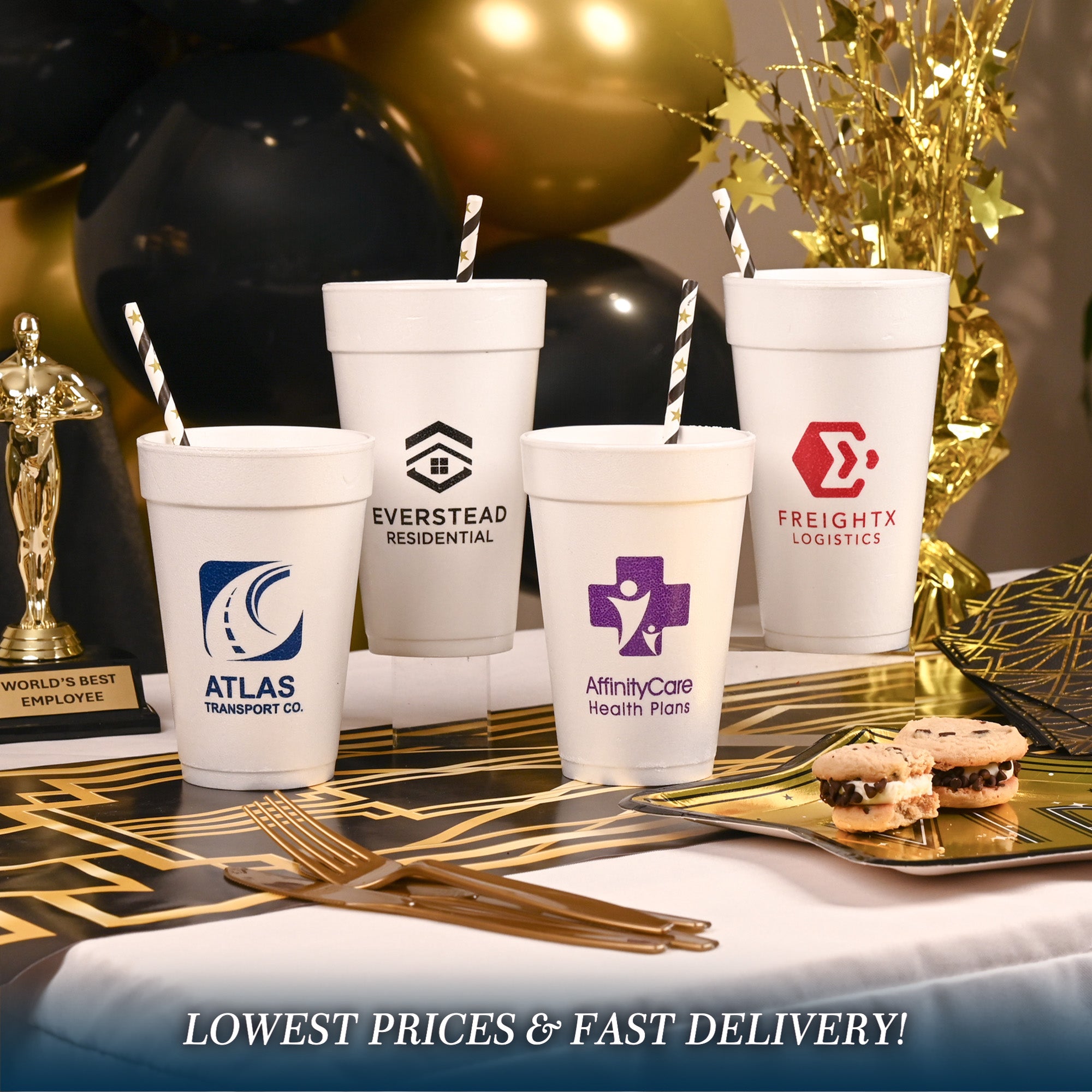 Personalized Promotional - Foam Cups