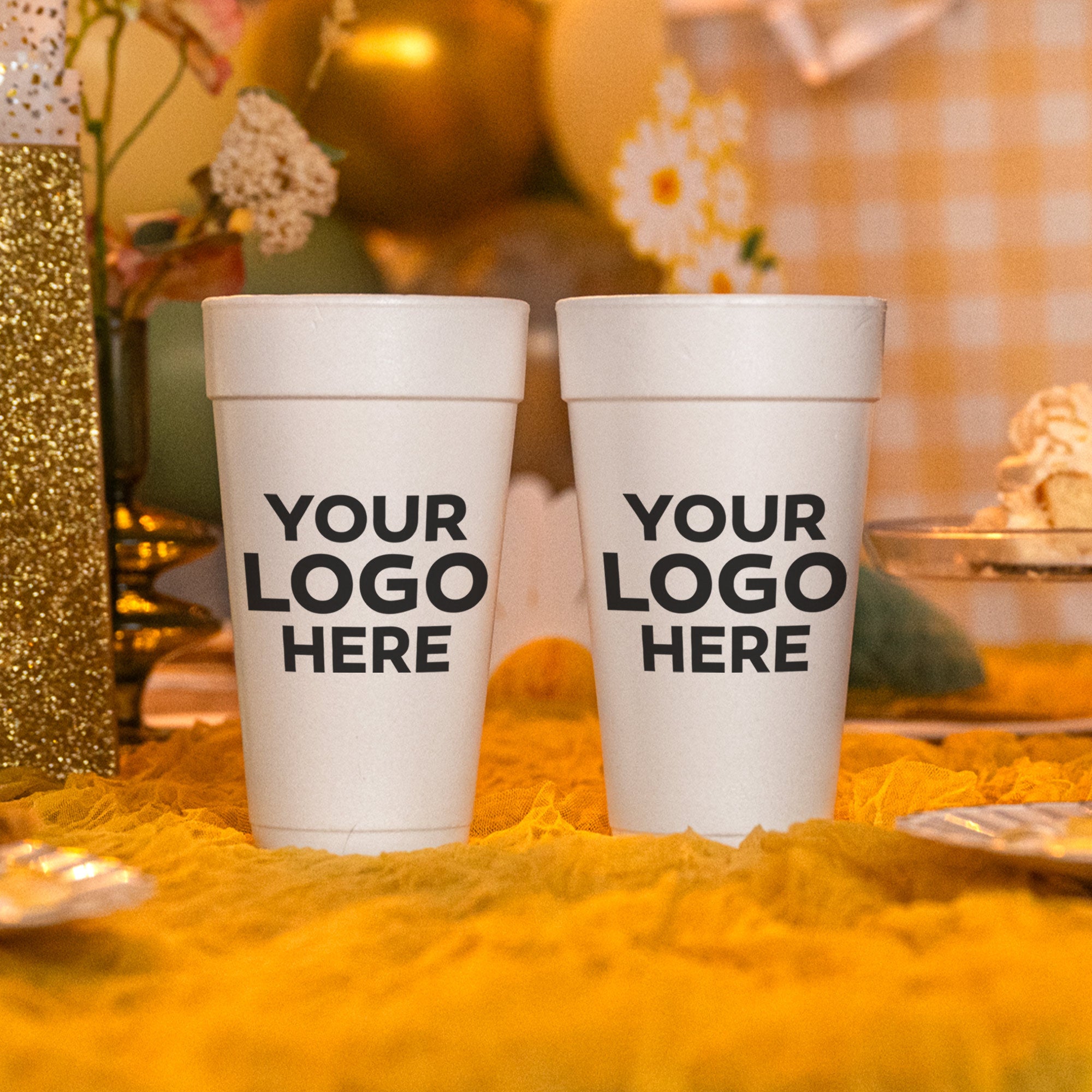 Custom Logo - Foam Cups