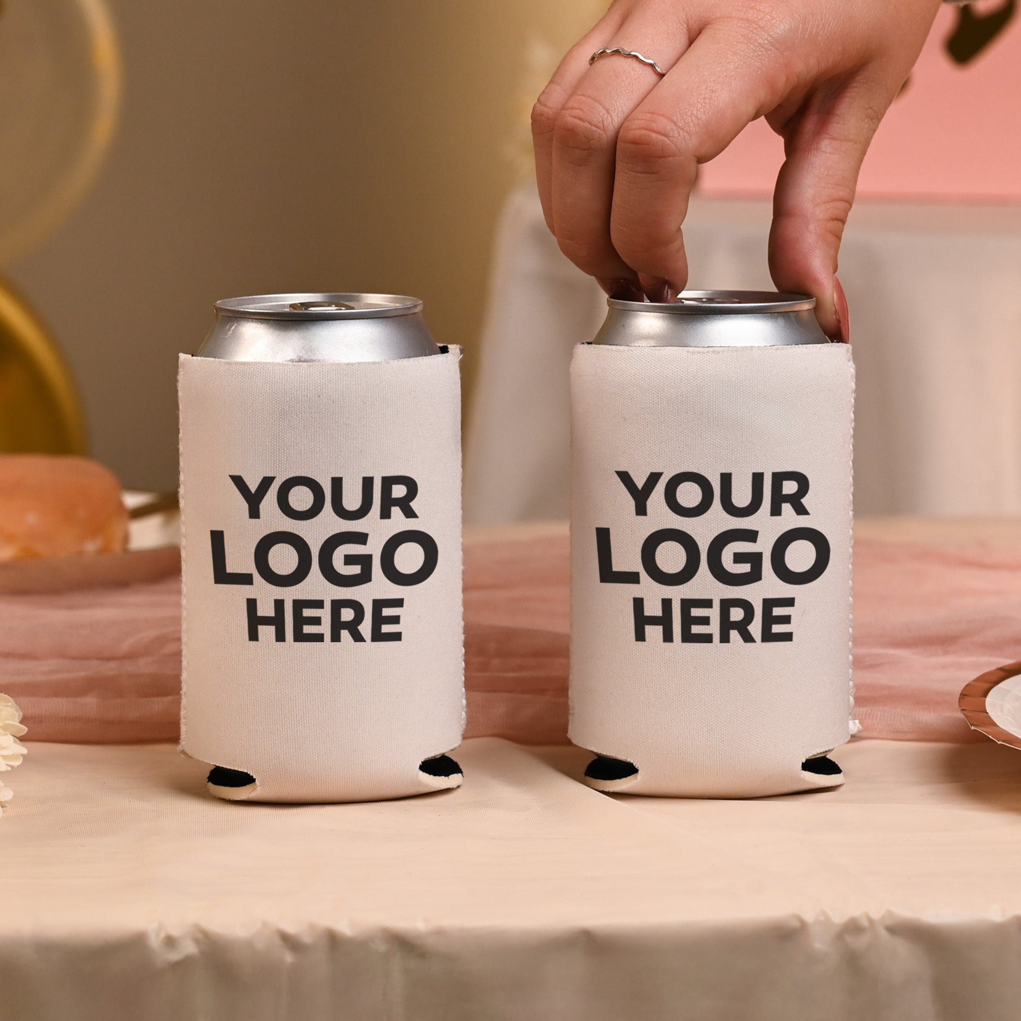 Custom Logo  - Can Coolers